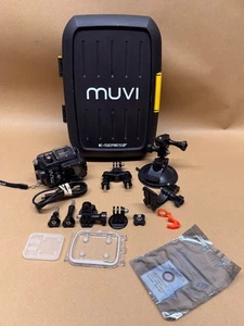 MUVI K series Action Camera With Screen Including The Mounts & Carry Case - Picture 1 of 12