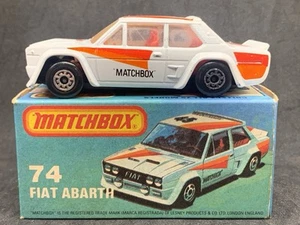 Matchbox Superfast MB74: Fiat Abarth (MINT) in MINT Type L Box - Picture 1 of 7