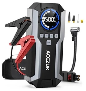 Jump Starter with Air Compressor, 8000A 150PSI Car Jump Starter (All M05-US - Picture 1 of 8
