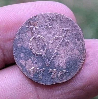 1776 Netherlands VOC 1 Duit New York Penny Gelderland Independence DATE Coin_330 - Image 1 of 4