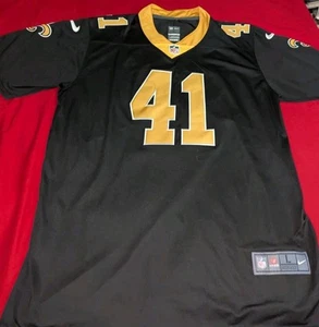 Nike On Field New Orleans Saints Alvin Kamara #41 Autentica Maglia NFL Uomo L - Foto 1 di 6