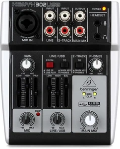 Behringer Xenyx 302USB Mixer with USB - Picture 1 of 7