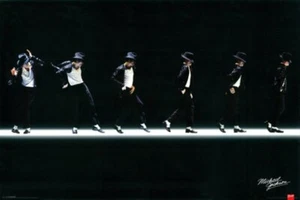 PÓSTER MICHAEL JACKSON MOONWALK GRANDE 24" X 36" - NUEVO - Imagen 1 de 5