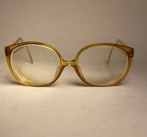 Vintage Terri Brogan 8623 30 Transparent Yellow Glasses Frames Made in Germany - Picture 1 of 10