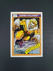 SABRETOOTH #57 Marvel Comics IMPEL Trading Card 1990 Series 1 - Picture 1 of 4