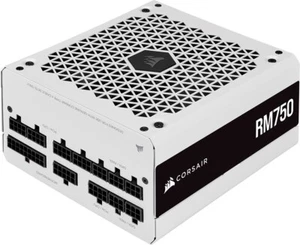Corsair RM White Series 2021 RM750 750W ATX 2.4 PC Netzteil Vollmodular weiß - Bild 1 von 8