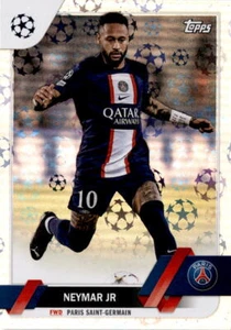2022-23 Topps UEFA Club Competitions #10 Neymar Jr Starball Foil - Picture 1 of 2