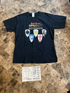 Vintage Monty Python's Spamalot Musical T-Shirt Gildan Ultra Cotton Size Large - Picture 1 of 5