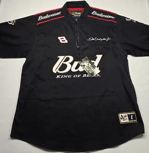 Chase Auth Drivers Line Dale Earnhardt Jr Bud NWT Pit Shirt L Vintage Nascar - Picture 1 of 10