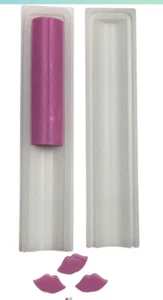 Lips Kiss Tube Column Silicone Soap Mold Embed Soap Cold Process Making - Picture 1 of 2