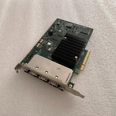 LSI SAS 9201-16e 16-Port SAS+SATA 6Gbps to PCI Express HBA Host Bus Adapter - Image 1 of 4