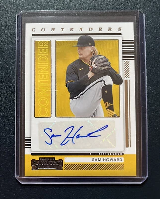 2021 Panini Contenders Sam Howard AUTO #CA-SH Pirates - Image 1 of 2