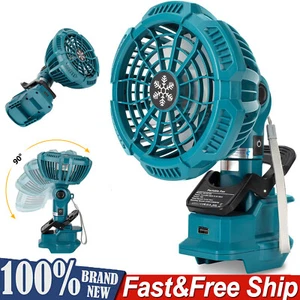 Clip Fan Camping Fan Portable Outdoor Cordless Desk Fan For Makita 18V Battery - Picture 1 of 16