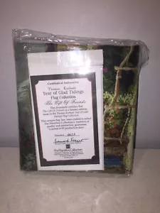 Thomas Kinkade Year of Glad Tidings Yard Flag The Gift of Friends 28" x 40" New - Picture 1 of 1