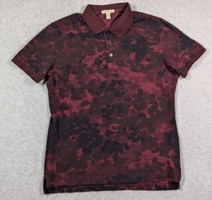 Camisa BURBERRY BRIT Hombres Mediana Polo Camuflada Logo Cuello Manga Corta Informal Lujo - Imagen 1 de 10