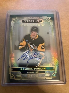 2022-23 UPPER DECK STATURE ROOKIE AUTO SAMUEL POULIN 24/199 - Picture 1 of 1