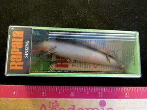  Normark Rapala Sinking Countdown CD-9 S Silver Made Finland NOS Angelköder - Bild 1 von 5