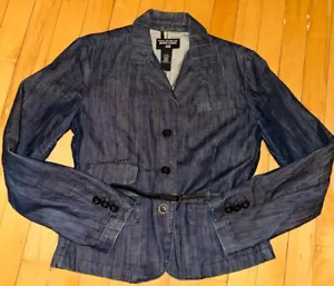 Ralph Lauren Jeansjacke mit Ledergürtel Gr. M - Bild 1 von 6