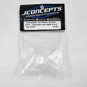 JConcepts TLR 8ight 8ight-E 4.0 Front Scoop JCO0175 0175 Brand New Sealed NOS - Picture 1 of 2