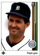 1989 Upper Deck Fred Lynn Detroit Tigers #761