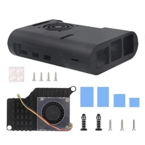 Case with Active Fan Cooling for RaspberryPi5 RPI5 8GB/4GB/2GB/1GB Easy Access - Picture 1 of 8