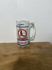 ST. LOUIS CARDINALS MLB Vintage 1991 Baseball Team Glass Beer Mug