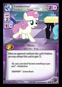 My Little Pony Marks in Time Twinkleshine, Compulsive Helper 39 - U x3 MLP CCG - Picture 1 of 1