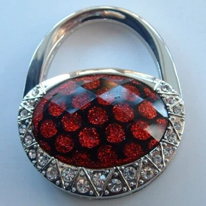 Rote Strass Handtasche/Handtasche/Taschenaufhänger/Haken/Caddy (Herr Verkauf) - Bild 1 von 4