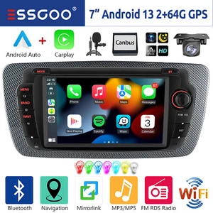 Für Seat Ibiza IV 6J 2009-2013 64G Android 13 Carplay Autoradio GPS WIFI RDS Kam - Bild 1 von 14