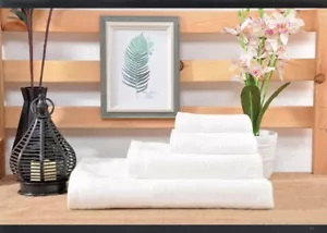 T&H Natural,100% Organic Egyptian Cotton Towels,GOTs and Fairtrade certified - Picture 1 of 6