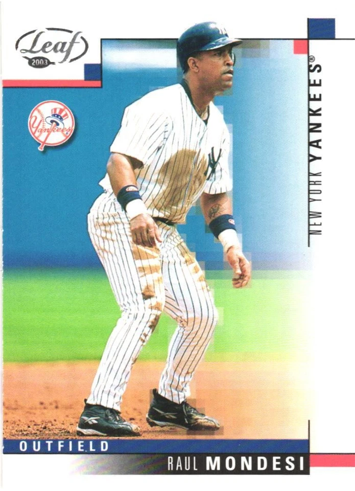 2003 Leaf Samples Silver #75 Raul Mondesi New York Yankees - Image 1 of 2