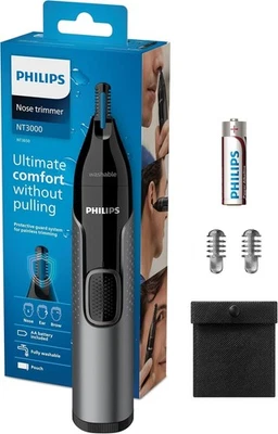 Philips Series 3000 NT3650/16 Trimmer für Nasenhaare Ohrhaare Augenbrauen Grau - Bild 1 von 4