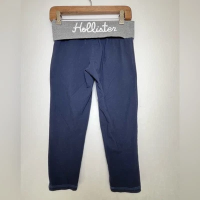 Hollister Vintage Y2K Women’s Foldover Capri Leggings HoCo Surf Size S Preppy - Image 1 of 4