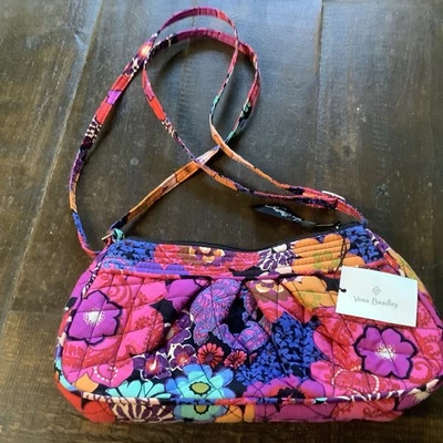 Vera Bradley Frannie Shoulder Crossbody Bag Floral Fiesta NWT - Image 1 of 4