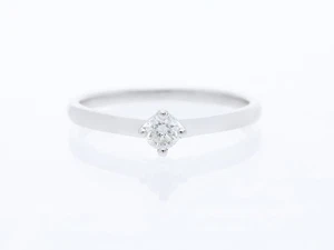Anillo Top Preis 0,15 ct. Diamante Brillante 950 Platino Nuevo Deta Joyería - Imagen 1 de 7