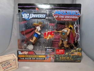 New DC Universe Supergirl VS Masters Of The Universe She-Ra TRU DCUC MOTUC - Picture 1 of 7