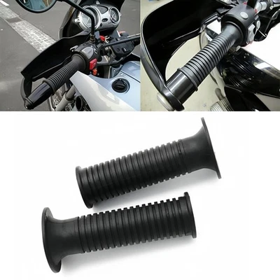 Empuñaduras de goma negras para manillar de motocicleta de 7/8"" para BMW R1100 R1150 GS F650 Foto 1 de 4