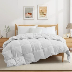 PureDown Gänsefedern und Daunendecke Ganzjahres King weiß - Bild 1 von 3