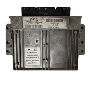 CITROEN C3 ECU / 9657018180 / 9649433980 / 21585170-8A / JCAE-CMME / SAGEM - Picture 1 of 3
