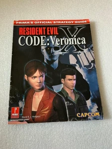 RESIDENT EVIL CODE VERONICA X PRIMA'S OFFICIAL STRATEGY GUIDE used rare ps2 book - Picture 1 of 23