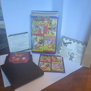NES Codemasters Super Adventure Quests Boxed Complete CIB with Protector - Picture 1 of 7