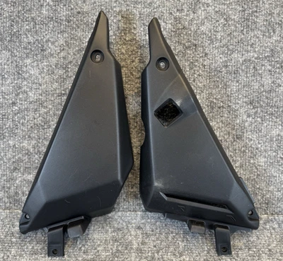 Kawasaki Ninja 650 Inner Side Fairing Panels L&R 2012-2016 ZXMT Black - Image 1 of 4