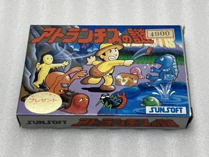 Famicom Atlantis No Nazo FC Nintendo Game Cartridge Deadstock NOS Rare Vintage - Picture 1 of 6