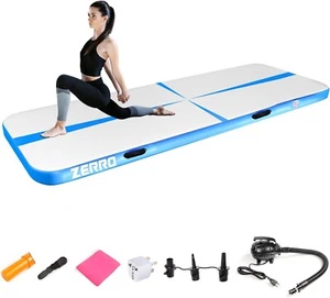 CCLIFE Tumbling Airtrack Turnmat rol Air Roll 1/3/4/5 m Opblaasbaar met Elektris - Bild 1 von 7