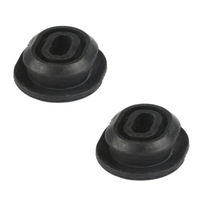 Set of 2 Lower Radiator Mount Rubber Black Replacement 1K0121367F 1K0-121-367-F - Image 1 of 4