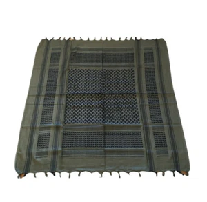 Army Green Shemagh Tactical Scarf, Arab Desert Scarf, Keffiyeh, Military Style - Bild 1 von 4
