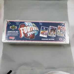1991 UPPER DECK PREMIER FOOTBALL CARD FACTORY SEALED BOXED SET - Picture 1 of 6