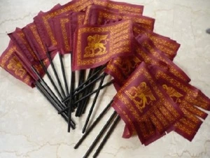 Bandierine Venete Serenissima Veneto San Marco per bambini - Lotto da 20 pezzi - Foto 1 di 1