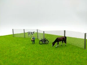 Model Wire Mesh Fence - Chain Link Fence / Security Fence - OO/HO - NEW - Picture 1 of 12