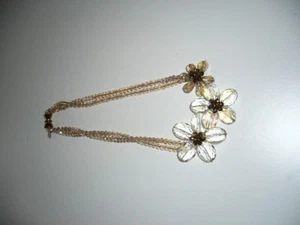 LADIES NECKLACE, CAROLINE, GLASS WITH MAGNETIC CATCH. 460MM LONG. - Picture 1 of 9